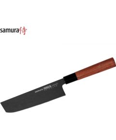 Samura Okinawa Stonewash Кухонный нож Nakiri 172mm из AUS 8 Японской стали 58 HRC