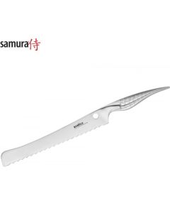 Samura REPTILE Универсальный кухонный нож для Хлеба 235mm из AUS 10 Японской стали 60 HRC