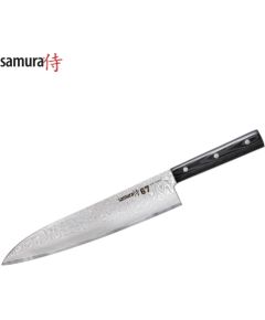 Samura DAMASCUS 67 Универсальный Кухонный нож Шевповора 240mm из AUS 10 Дамасской стали 61 HRC (67-слойный)