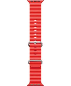 iWear S1 Rievota Mīksta Silikona 20mm aproce priekš Apple Watch 49mm / 45mm / 44mm / 42mm Sarkana