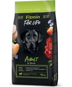 FITMIN For Life Adult All breeds - dry dog food - 12 kg