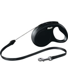 Flexi New CLASSIC 5 m Black Dog Retractable lead