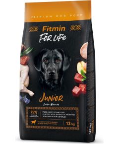 FITMIN Dog For Life Junior Large Breed - dry dog food - 12 kg
