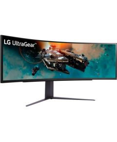 LG UltraGear 49GR85DC-B, gaming monitor - 49 - black, DQHD, AMD Free-Sync, HDR, 240Hz panel