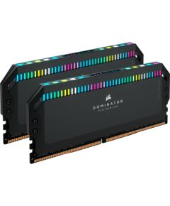 Corsair DDR5 - 64GB - 6800 - CL - 40 (2x 32 GB) dual kit, RAM (black, CMT64GX5M2B6800C40, Dominator Platinum RGB, INTEL XMP)