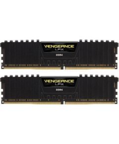 Corsair DDR4 -  64 GB -3000 - CL - 16 - Dual Kit, Vengeance LPX (black, CMK64GX4M2D3000C16)