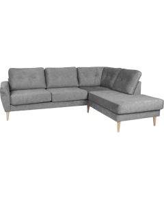 Corner sofa HEIVI RC, grey velvet