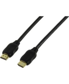 Goobay Kabelis HDMI-HDMI 19pin spraudnis 5.0m (HDMI 1.4), melns