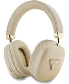 Guess   Headphones BT Saffiano Metallic Triangle Logo Gold