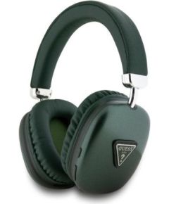 Guess   Headphones BT Saffiano Metallic Triangle Logo Khaki