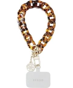 Guess   Removable Large Chain Acrylic Handsrtap Brown