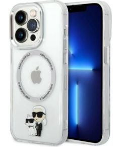 Karl Lagerfeld Apple  iPhone 14 Pro PC/TPU Case NFT Hard MagSafe Transparent