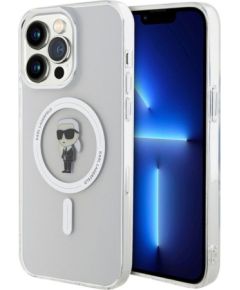 Karl Lagerfeld Apple  iPhone 14 Pro PC/TPU Case NFT Karl Ikonik Hard MagSafe Transparent