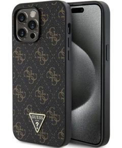 Guess Apple  iPhone 15 Pro 4G Triangle Metal Logo Black