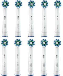 Oral-B Toothbrush replacement EB50 10 Cross Action Heads, For adults, Number of brush heads included 10, White