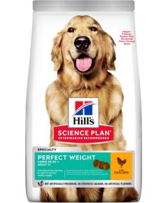 HILL'S Science Plan Canine Adult Perfect Weight Large Breed Chicken - dry dog food - 12 kg