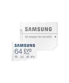 SAMSUNG EVO+ Plus microSDXC 64GB 2024 with Adapter