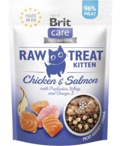 BRIT Care Raw Treat Kitten chicken with salmon  - cat treats - 40g