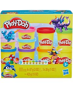 PLAY-DOH масса для лепки Блестки, 6 шт