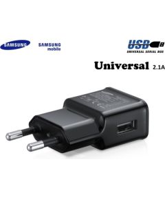 Samsung ETA-U90EBE Универсальное зарядное устройство USB 2A  для телефонов и планшетов Черное (OEM)