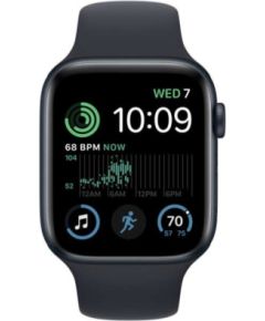 Apple Watch SE 2.gen 44mm GPS + Cellular Aluminum - MIDNIGHT (Atjaunināts, stāvoklis Ļoti labi)