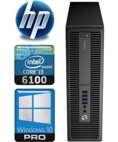 HP 600 G2 SFF i3-6100 8GB 256SSD+2TB WIN10Pro