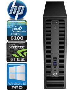 HP 600 G2 SFF i3-6100 8GB 128SSD GT1030 2GB WIN10Pro
