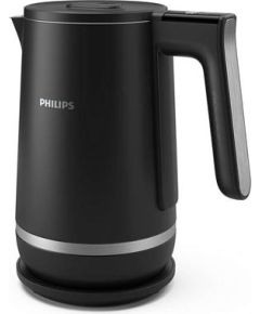 PHILIPS HD9396/90 Double Walled Kettle 7000. sērijas tējkanna, 1.7L, melna