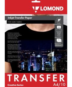 Lomond Thermotransfer Inkjet Paper A4, 10 sheets, for Dark Fabrics