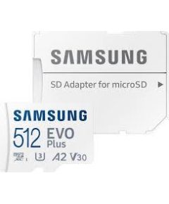 MEMORY MICRO SDXC EVO+ 512GB/V30 W/A MB-MC512SA/EU SAMSUNG