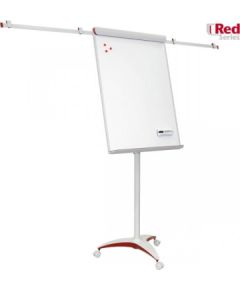 2X3 Balta magnētiska tāfele Mobilechart Pro Red 70x100 ar statīvu TF18