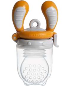 Kidsme Food Feeder bērna ēdināšanas ierīce cietiem produktiem (vidējs), Amber, no 4 mēn. - 160350AM