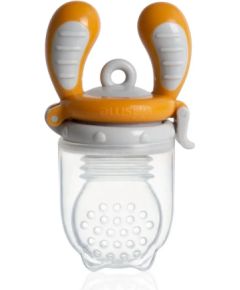 Kidsme Food Feeder bērna ēdināšanas ierīce cietiem produktiem (liels), Amber, no 6 mēn. - 160337AM