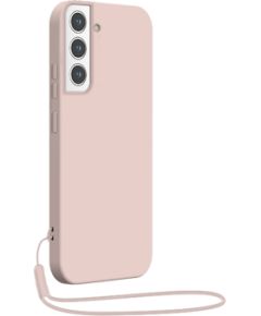 Samsung Galaxy S22 Soft Touch Case with Strap By BigBen Nude Pink