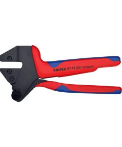 KNIPEX crimp system pliers 97 43 200 A, crimpzange (red/blue, without crimed use)