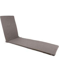 Deck chair pad SIMPLE BROWN 55x195xH3cm