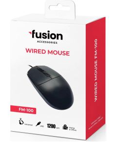 Оптическая мышь Fusion FM-100 | 1200 dpi | черный