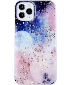 Fusion Gold Glam Galactic silikona aizsargapvalks Samsung A356 Galaxy A35 5G