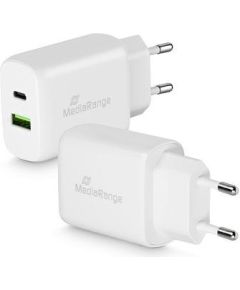 POWER ADAPTER USB/USB-C 25W/FAST MRMA112 MEDIARANGE