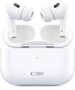 Tech-Protect wireless earbuds UltraBoost TWS Earphone Pro, white
