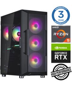 INTOP Ryzen 5 5500 32GB 250SSD M.2 NVME+2TB RTX3060 12GB no-OS