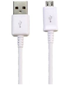 Samsung ECB-DU4EWE Universāls Micro USB Datu un Uzlādes Kabelis 1.5m Balts (OEM)