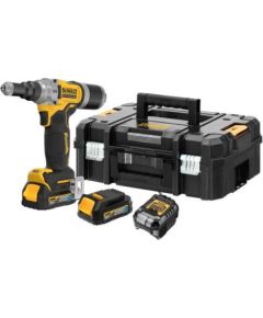 DeWALT Kniedēšanas pistole 6.4mm 18V PS 2x1.7Ah TSTAK