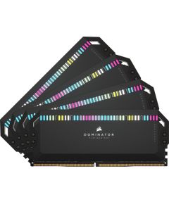 Corsair 64 GB DDR5-6200 Kit, memory (black, CMT64GX5M4B6200C32, Dominator Platinum RGB, XMP)