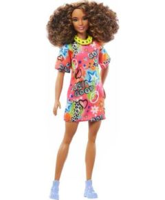 Lalka Barbie Mattel Fashionistas™ Lalka (szatynka z kręconymi włosami) HPF77