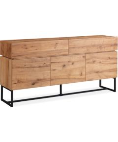 Sideboard BYRON 160x41xH80cm, oak