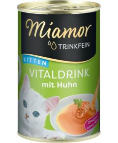 MIAMOR Trinkfein Kitten Vitaldrink with chicken - cat treats - 135ml