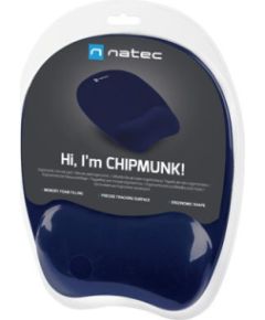 NATEC MOUSE PAD CHIPMUNK NAVY BLUE 230X200MM MEMOR