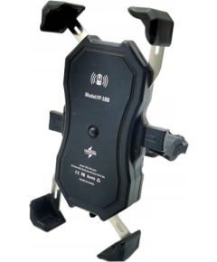 MOTORBIKE PHONE HOLDER FREEDCONN MC1W WITH INDUCTIVE CHARGER + BM2R HEAD TUBE ATTACHMENT