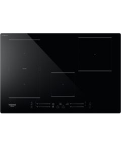 Hotpoint HS 1377C CPNE Black Built-in 77 cm Zone induction hob 4 zone(s)